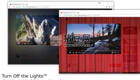 Turn Off the Lights 關(guān)燈看視頻：給你的瀏覽器裝上燈泡開關(guān)