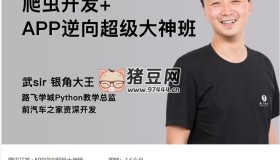 路飛學(xué)城：爬蟲(chóng)開(kāi)發(fā)+APP逆向超級(jí)大神班 02期（帶源碼課件）