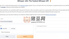 Whisper JAX：一款基于 Whisper API 的在線語音轉(zhuǎn)文字工具