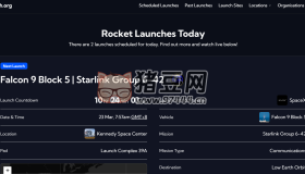 RocketLaunch：全球衛(wèi)星飛船發(fā)射時(shí)間表