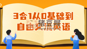 3合1從0基礎(chǔ)到自由交流英語