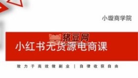 2024小紅書變現課：小紅書無貨源電商課