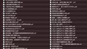 心理學(xué)書籍338本