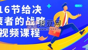 16節(jié)給決策者的戰(zhàn)略視頻課程