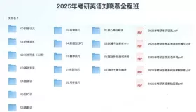 2025年考研英語劉曉燕全程班