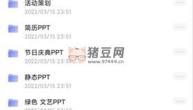 各類辦公常用PPT模板素材