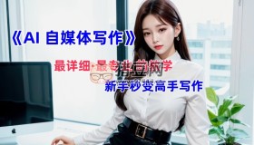 全網(wǎng)最全最細最專業(yè)的AI自媒體寫作