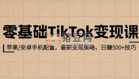 零基礎TikTok變現(xiàn)課