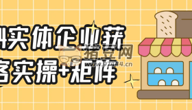 2024實體企業(yè)獲客實操+矩陣