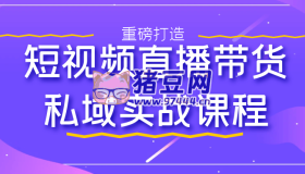 短視頻直播帶貨私域?qū)崙?zhàn)課程
