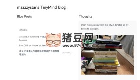 Tinymind：一個(gè)開源的通過GitHub輕松撰寫和同步博客及個(gè)人想法的工具
