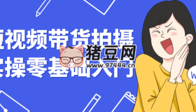 短視頻帶貨拍攝實(shí)操零基礎(chǔ)入門