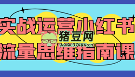實(shí)戰(zhàn)運(yùn)營小紅書流量思維指南課
