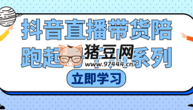 抖音直播帶貨陪跑起號千川系列