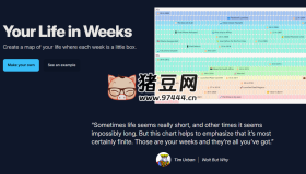 Life in Weeks 生命周歷：人生時間線可視化工具