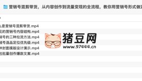 營銷號(hào)混剪帶貨，從內(nèi)容創(chuàng)作到流量變現(xiàn)的全流程，教你用營銷號(hào)形式做混剪帶貨