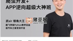 爬蟲開發(fā)+APP逆向超級大神班11期