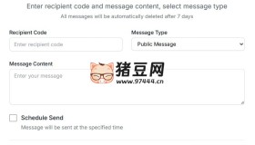 Messages For You：一個(gè)安全的能夠創(chuàng)建、分享和接收匿名消息的工具