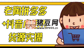 老陶拼多多+抖音小店無貨源實操