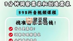 3分鐘掌握需求洞察與創(chuàng)造：抖音大V實戰(zhàn)課程，快速提升成交力