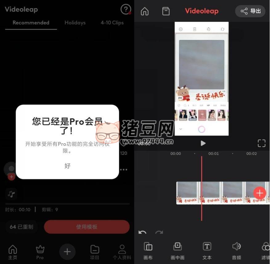 Videoleap Pro v1.22.1 專業(yè)版 專業(yè)視頻剪輯工具