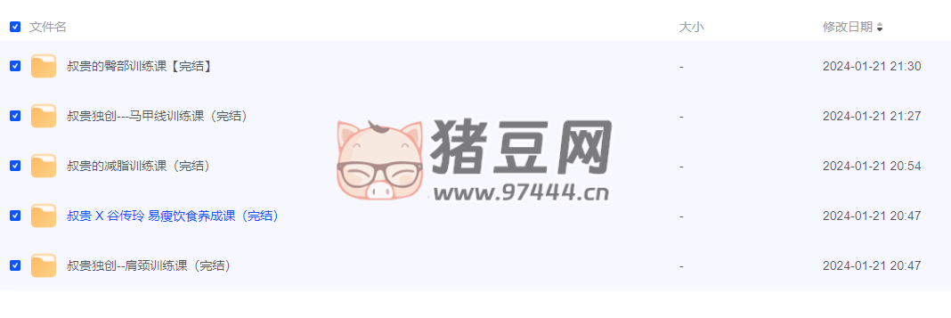 叔貴 VIP 健身課程合集