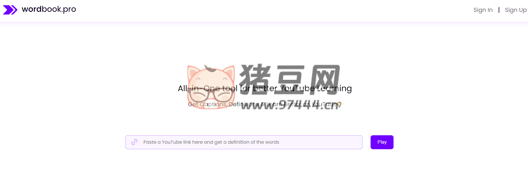 wordbook.pro：免費(fèi)的 YouTube 字幕提取、語(yǔ)言學(xué)習(xí)工具