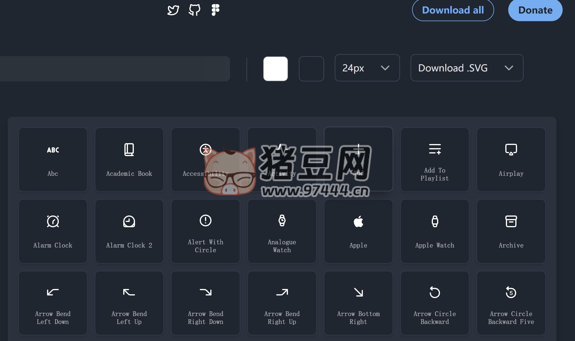 IconBrew：免費(fèi)在線開源 SVG 圖標(biāo)庫