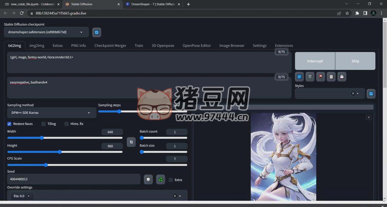 利用 Stable Diffusion 創(chuàng)建動漫藝術(shù)圖像（中英字幕）