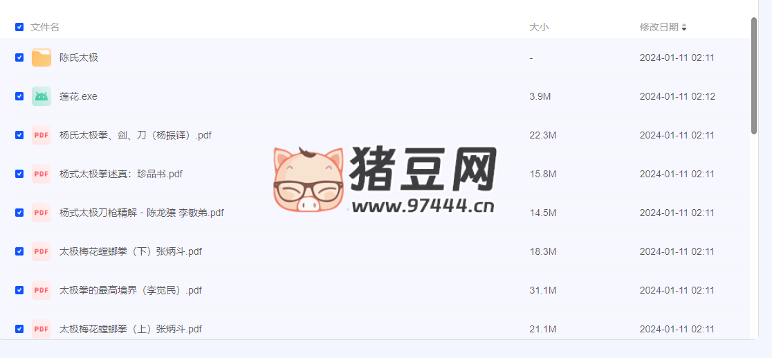 各家太極功法書籍說明大全