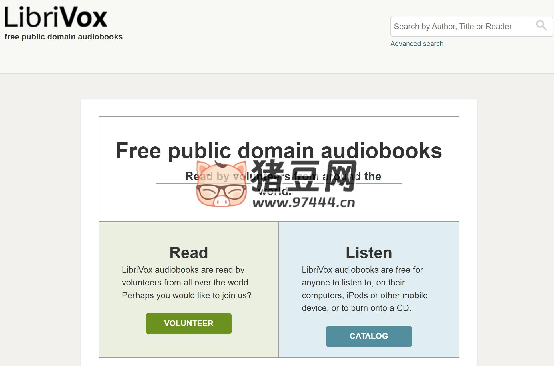 LibriVox：免費非營利性有聲讀物