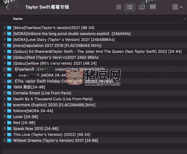 Taylor Swift 霉霉專輯大全（無損音樂 Flac）