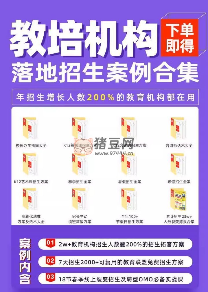 教培機(jī)構(gòu)落地招生案例合集