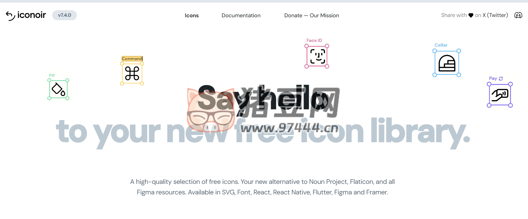 Iconoir：高品質(zhì)免費(fèi)開源 SVG 矢量圖標(biāo)庫