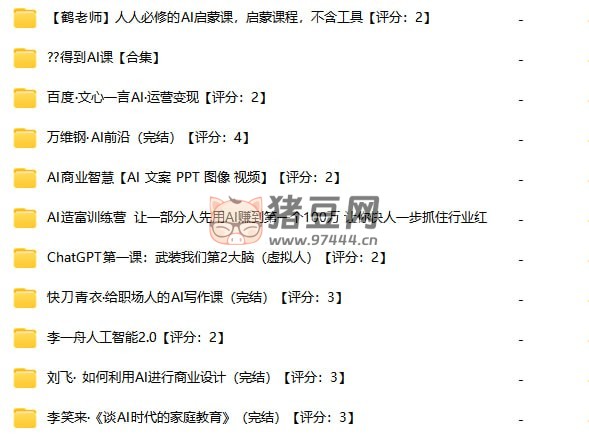 得到付費 AI 課程合集