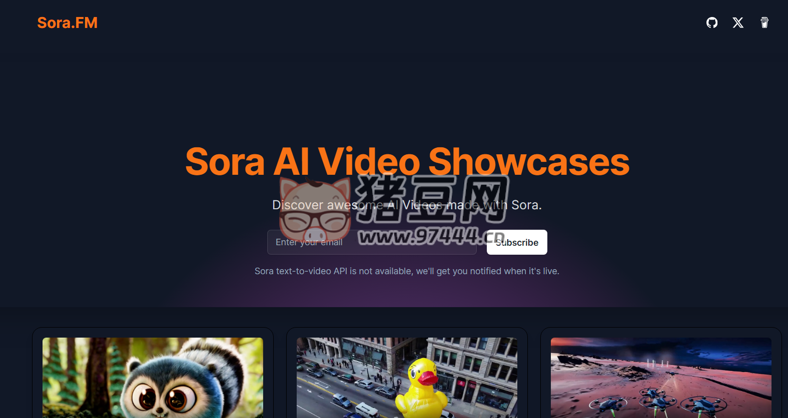 Sora AI Video Showcases：Sora AI 視頻生成器模板