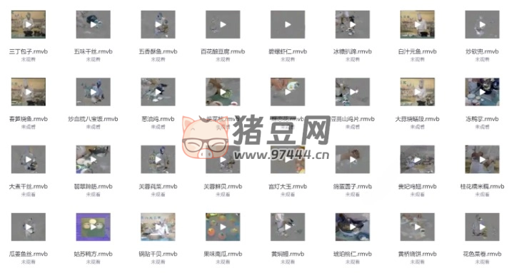 中國八大菜系視頻課程（800 道菜品）