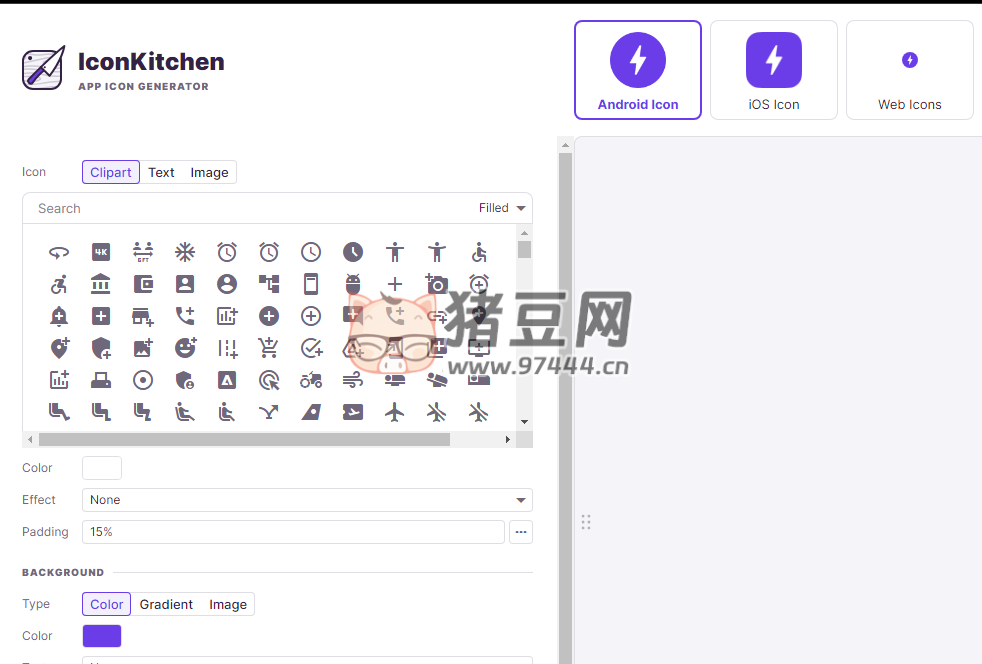IconKitchen：在線制作各種 ICON 圖標(biāo)