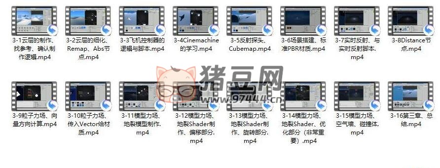 游戲技術(shù)特效與 c# 腳本入門視頻教程（含課件）