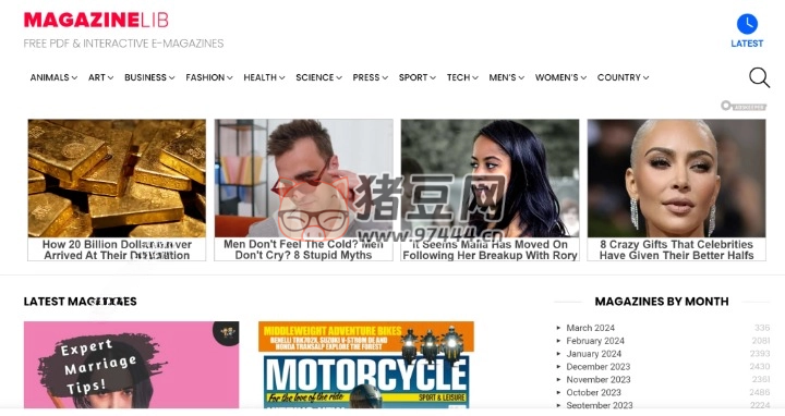 magazinelib：一個不錯的外刊下載站