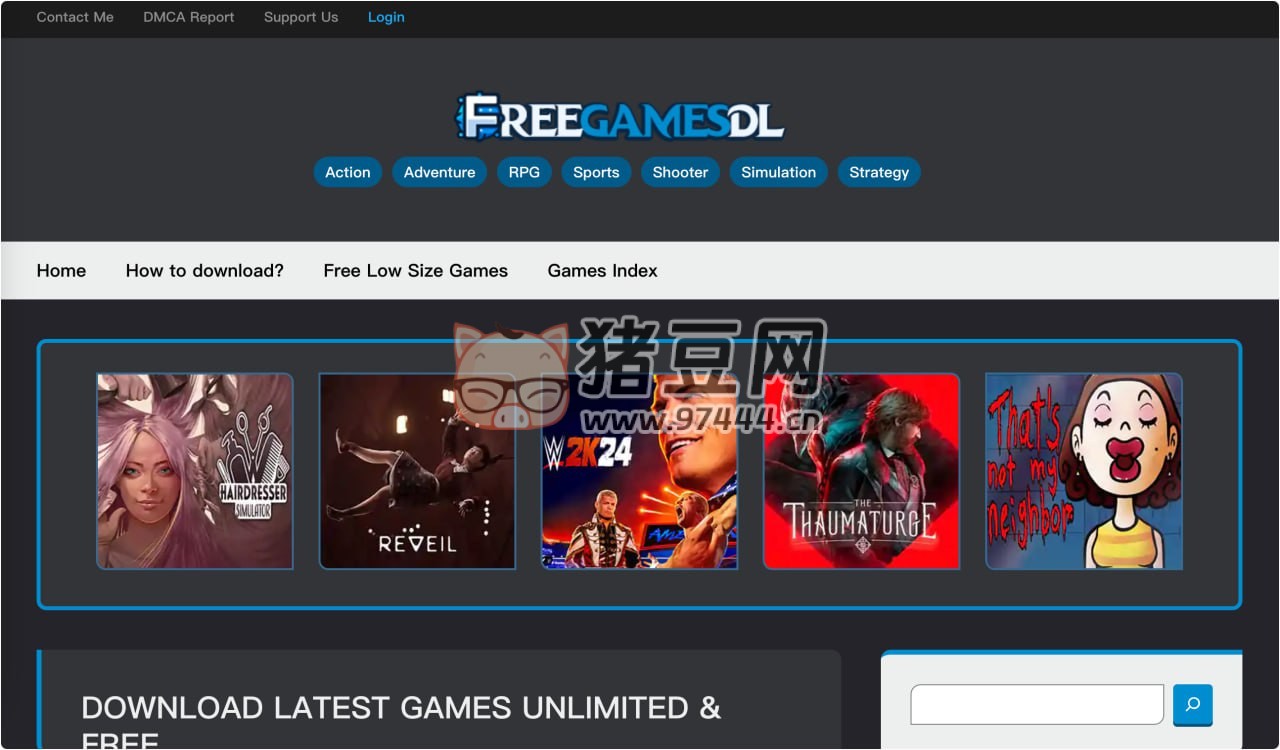 freegamesdl：國(guó)外老牌 steam 游戲下載站