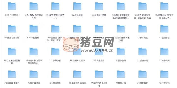 各種手抄報(bào)板報(bào)模板匯總