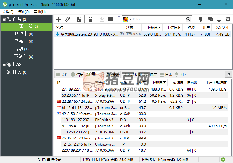 uTorrent Pro v3.6.0.47028 綠色版