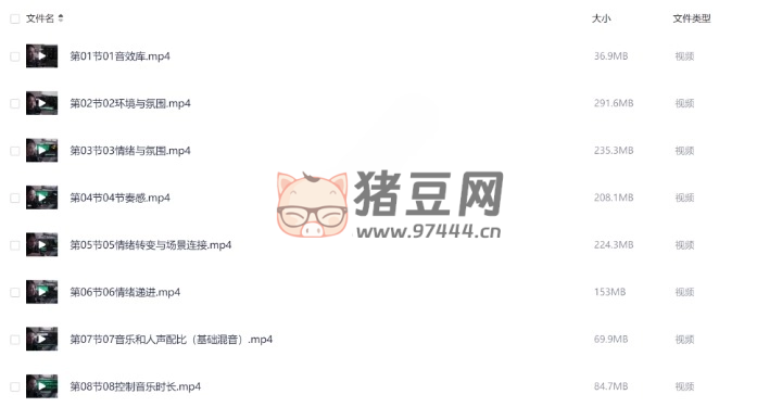 后期剪輯必備音效剪輯思維課