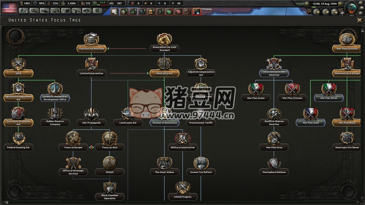《鋼鐵雄心 4》v1.14.3 中文版