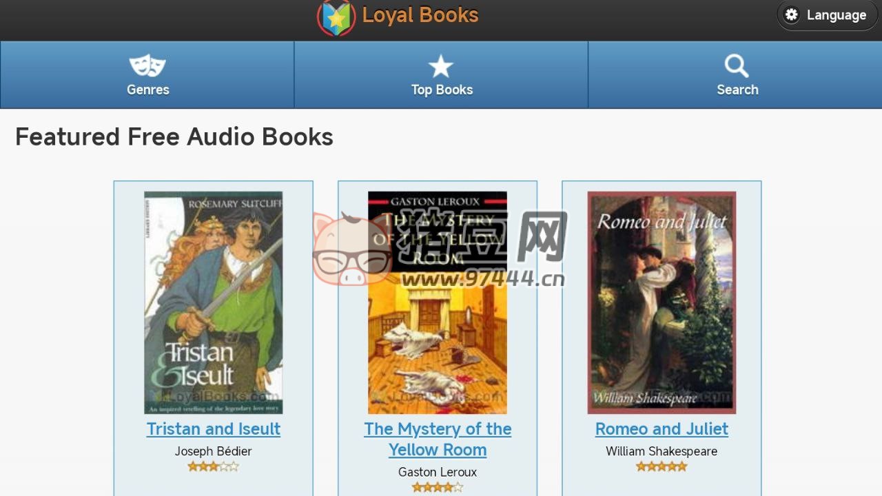 Loyal Books：免費原版有聲讀物收聽下載