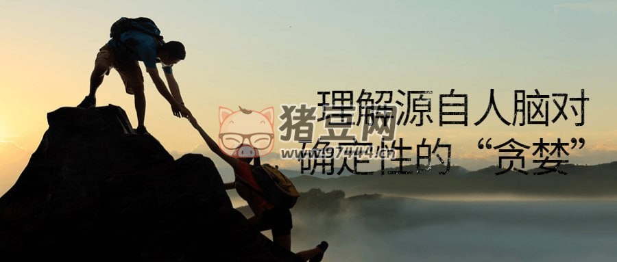 理解源自人腦對(duì)確定性的“貪婪”
