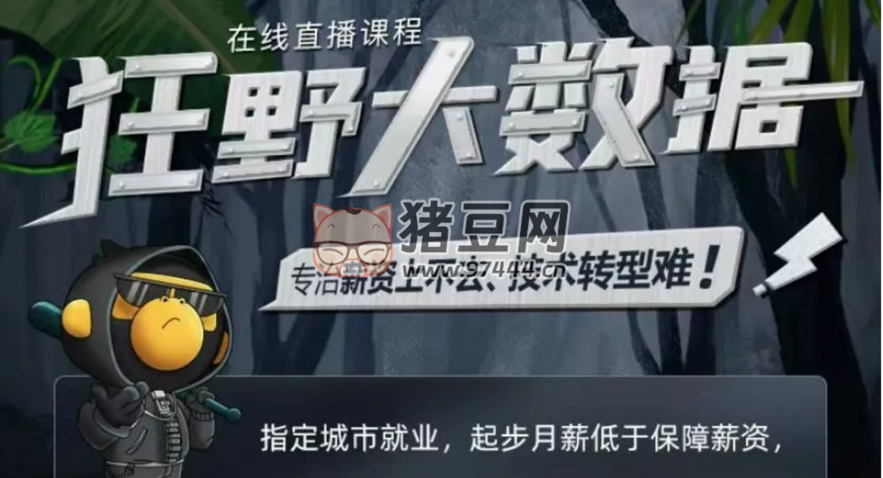 黑馬程序員：大數(shù)據(jù)直播課狂野大數(shù)據(jù)