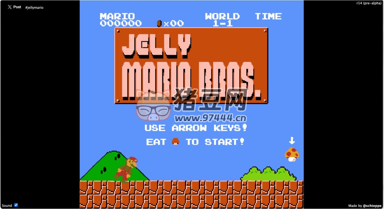 Jelly Mario Bros：水母版《超級(jí)馬里奧》網(wǎng)頁(yè)游戲