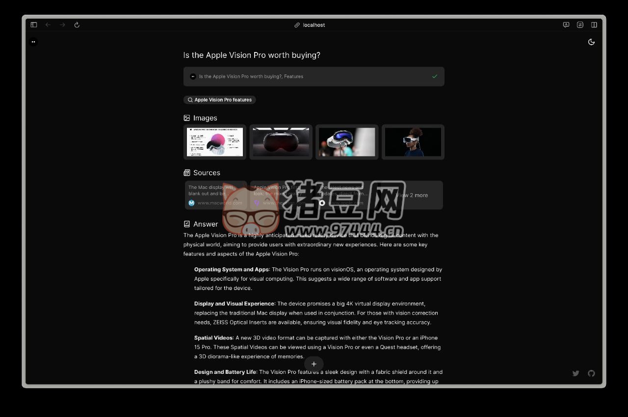 Morphic：一個(gè)類(lèi) Perplexity 的開(kāi)源 AI 搜索引擎
